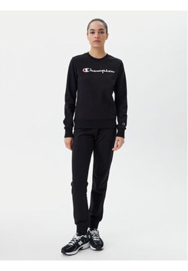 Champion Spodnie dresowe 118101 Czarny Slim Fit. Kolor: czarny. Materiał: bawełna