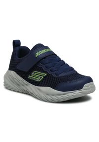 skechers - Sneakersy Skechers Krodon 400083L/NVLM Navy/Lime. Kolor: niebieski. Materiał: materiał #1