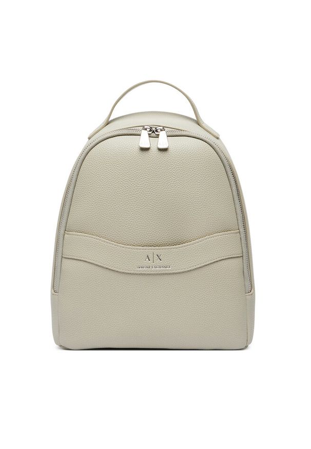 Plecak Armani Exchange. Kolor: beżowy