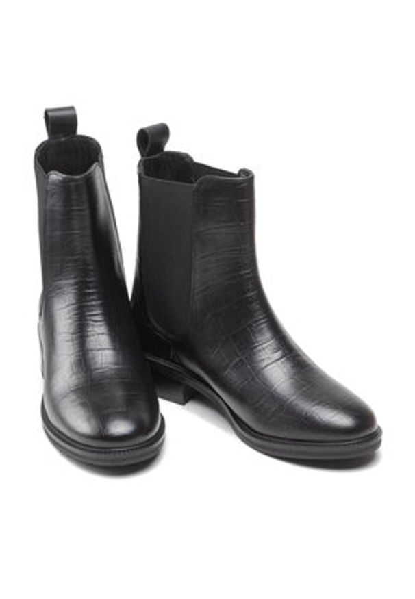 Pepe Jeans Sztyblety Orsett Chelsea PLS50423 Czarny. Kolor: czarny. Materiał: skóra