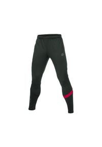 ZINA - Spodnie do piłki nożnej dla dzieci Zina Ganador 2.0 treningowe. Kolor: czerwony, czarny, wielokolorowy. Materiał: dresówka. Styl: sportowy