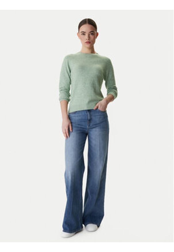 Vero Moda Sweter Doffy 10201022 Zielony Regular Fit. Kolor: zielony. Materiał: syntetyk