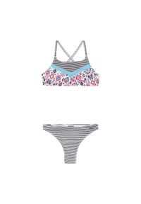 Strój kąpielowy dwuczęściowy dziecięcy Protest Prtkyoto. Kolor: wielokolorowy, biały #1