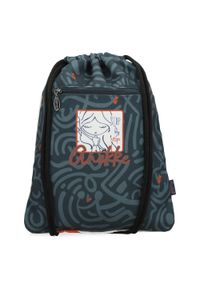 Worek damski Anekke, wykonany z lekkiego materiału tekstylnego z dekoracyjnym nadrukiem zamykany na ściągacz ze sznurkami, czerwony, 42474-002. Kolor: czerwony. Wzór: nadruk. Styl: casual, elegancki #7