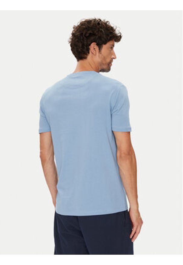 U.S. Polo Assn. T-Shirt MUP3268 Błękitny Regular Fit. Typ kołnierza: polo. Kolor: niebieski. Materiał: bawełna