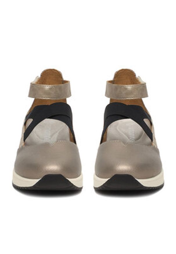 Remonte Półbuty D2411-90 Beżowy. Kolor: beżowy. Materiał: syntetyk, skóra