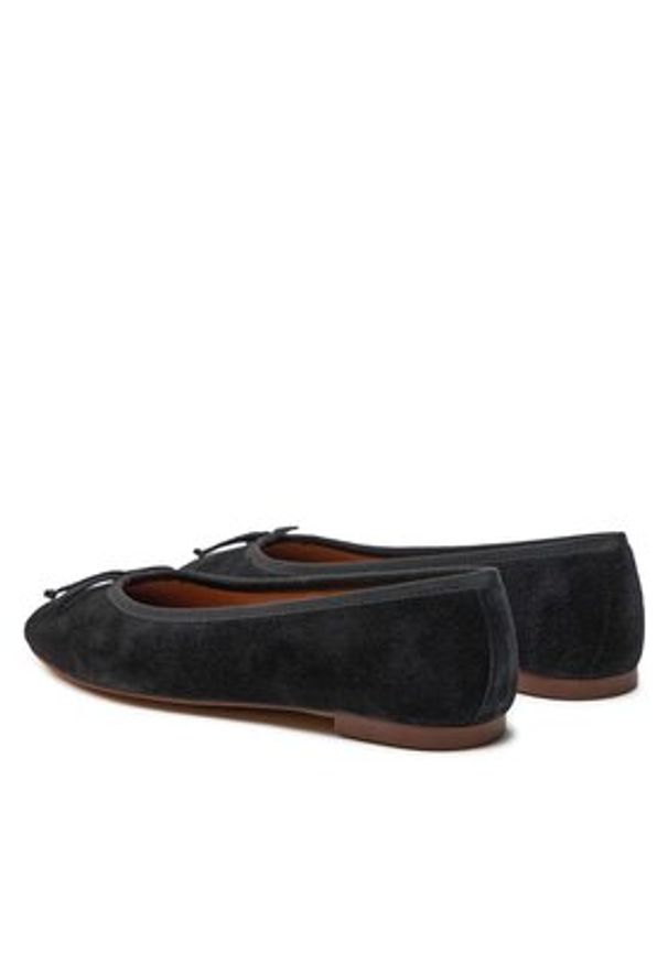 Geox Baleriny D Marsilea D45W6A 02111 C9999 Czarny. Kolor: czarny. Materiał: zamsz, skóra