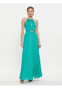 Marciano Guess Sukienka wieczorowa 4GGK14 7089A Zielony A-Line Fit. Kolor: zielony. Materiał: syntetyk. Styl: wizytowy #1