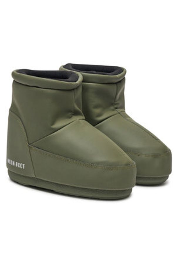 Moon Boot Śniegowce 80D1409410 Khaki. Kolor: brązowy. Materiał: skóra