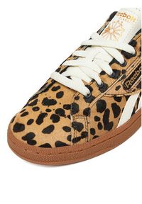 Reebok Sneakersy EO-CLUB C GROUNDS UK 100229527 Brązowy. Kolor: brązowy. Materiał: skóra. Model: Reebok Club #8