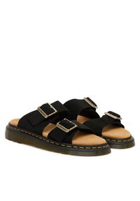 Dr. Martens Klapki Josef DM41082001 Czarny. Kolor: czarny. Materiał: skóra, zamsz #4