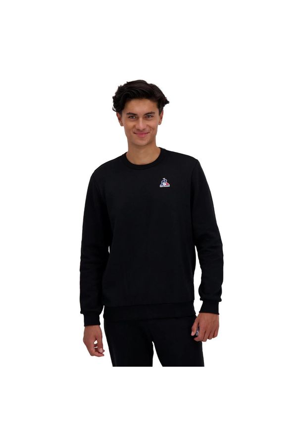 Bluzy Le Coq Sportif Model Ess Crew Sweat Kolor Czarny. Kolor: czarny. Materiał: tkanina