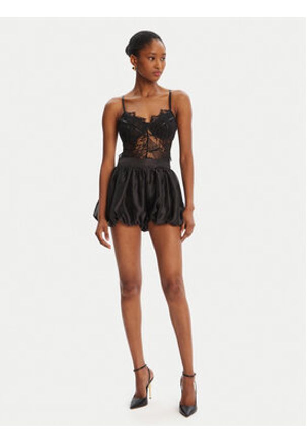 BARDOT - Bardot Szorty materiałowe Oleana 60041PB Czarny Regular Fit. Kolor: czarny. Materiał: syntetyk