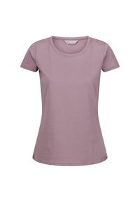 Regatta - T-shirt Damski Carlie. Kolor: fioletowy. Sport: turystyka piesza