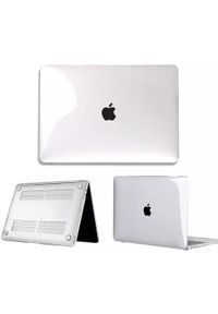 Etui 4kom.pl Etui POKROWIEC Shell obudowa do Apple Macbook Air 13 13.6 M3 2024 / M4 2025, przezroczysty #1