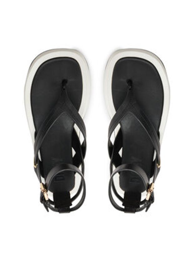 DKNY Sandały K1493527 Czarny. Kolor: czarny. Materiał: skóra