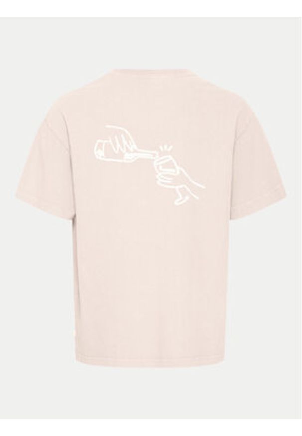 !SOLID - Solid T-Shirt Ismail 21108240 Pomarańczowy Regular Fit. Kolor: beżowy. Materiał: bawełna