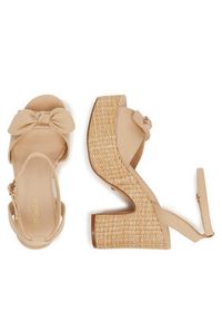 DeeZee Espadryle RT2206125 Beżowy. Kolor: beżowy. Materiał: materiał #4