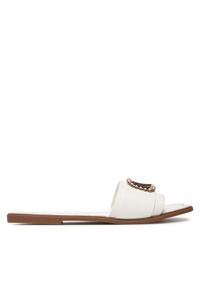DeeZee Klapki R257-3 Biały. Kolor: biały. Materiał: skóra #1