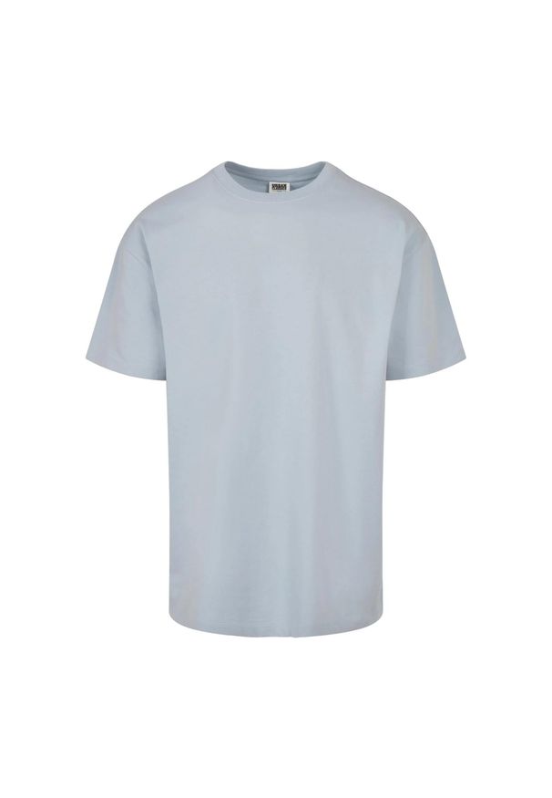 Urban Classics - Męska Podstawowa Koszulka Z Bawełny Organicznej. Kolor: niebieski. Materiał: bawełna. Sport: turystyka piesza