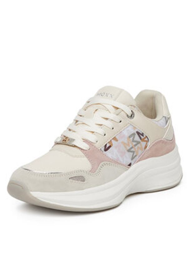 MEXX Sneakersy MI001013851W Beżowy. Kolor: beżowy. Materiał: zamsz, skóra