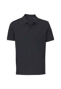 SOL'S - Koszulka Polo Pegase Dla Dorosłych Unisex. Typ kołnierza: polo. Kolor: czarny