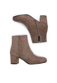 Jenny Fairy Botki HY20247-1 Beżowy. Kolor: beżowy. Materiał: materiał #3
