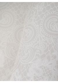 Pako Lorente - PAKO LORENTE – Jedwabna beżowa poszetka we wzór. Kolor: beżowy. Materiał: jedwab #3