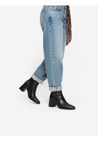 Nine West Botki CEO-MUNIRA-01 Czarny. Kolor: czarny. Materiał: materiał #9