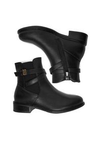 DeeZee Botki HX20207-182 Czarny. Kolor: czarny. Materiał: materiał #2