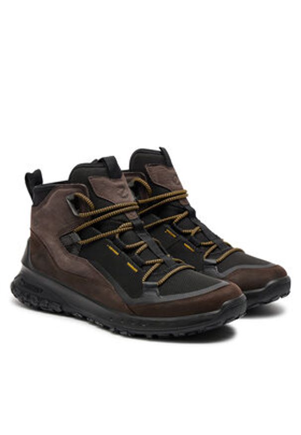 ecco - ECCO Trekkingi Ult-Trn M 82427460993 Brązowy. Kolor: brązowy. Materiał: skóra, nubuk. Sport: turystyka piesza