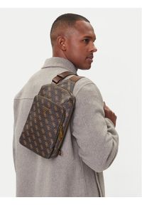 Guess Saszetka HMMILO P5226 Brązowy. Kolor: brązowy. Materiał: skóra #1