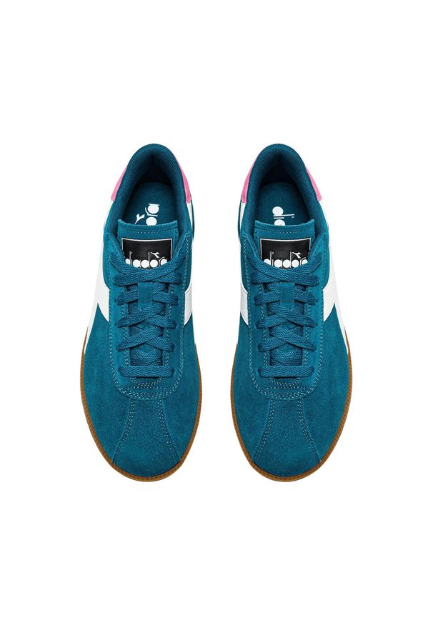 Trenerzy Diadora Tokyo. Kolor: niebieski. Materiał: zamsz, skóra