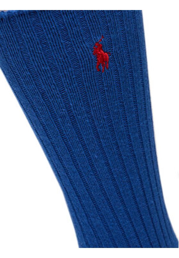 Polo Ralph Lauren Skarpety wysokie unisex 449915908036 Niebieski. Kolor: niebieski. Materiał: bawełna, materiał