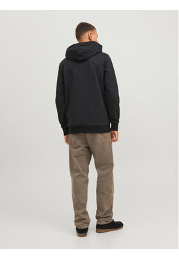 Jack & Jones - Jack&Jones Bluza Warrior 12242543 Czarny Regular Fit. Kolor: czarny. Materiał: bawełna, syntetyk