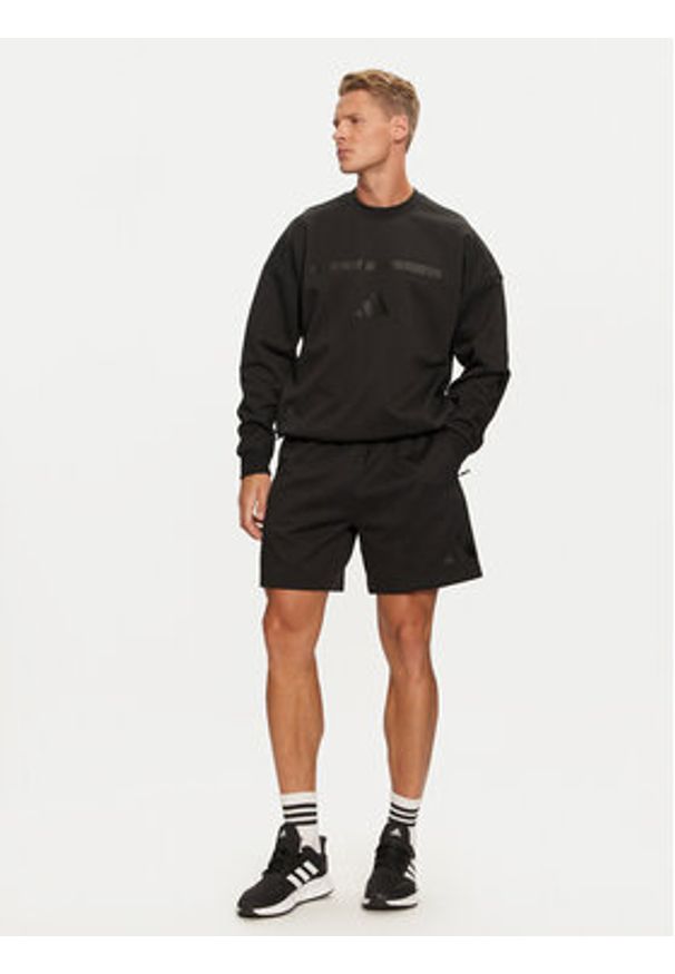 Adidas - adidas Szorty sportowe Z.N.E. JE7540 Czarny Loose Fit. Kolor: czarny. Materiał: bawełna, syntetyk. Styl: sportowy