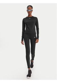 Reebok Koszulka techniczna RK25604CCW Czarny Slim Fit. Kolor: czarny. Materiał: syntetyk #5
