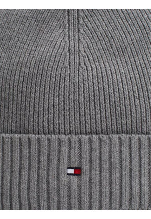 TOMMY HILFIGER - Tommy Hilfiger Czapka Flag AM0AM12796 Szary. Kolor: szary. Materiał: bawełna