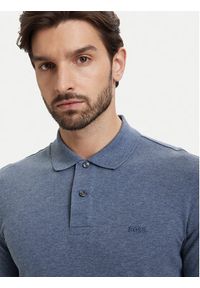 BOSS Polo Pallas 50553564 Niebieski Regular Fit. Typ kołnierza: polo. Kolor: niebieski. Materiał: bawełna #3