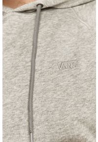 Vans - Bluza. Okazja: na co dzień. Kolor: szary. Materiał: dzianina. Długość rękawa: raglanowy rękaw. Wzór: gładki. Styl: casual #4