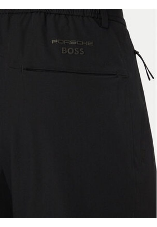 BOSS Spodnie materiałowe PS Spirit70 50558948 Czarny Tapered Fit. Kolor: czarny. Materiał: syntetyk