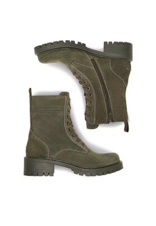 Lasocki Trzewiki CEO-WI16-D-466-05 Zielony. Kolor: zielony. Materiał: skóra, zamsz