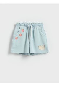 Reserved - Szorty Pusheen - jasnoniebieski. Kolor: niebieski. Materiał: bawełna #1