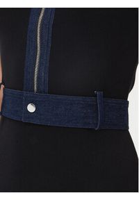 Morgan Sukienka dzianinowa 251-RMJEAN Czarny Slim Fit. Kolor: czarny. Materiał: syntetyk #3