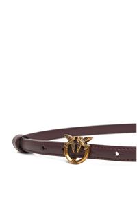 Pinko - PINKO Pasek Damski Love Berry H1 Belt AI 25-26 PLT01 102148 A0F1 Fioletowy. Kolor: fioletowy. Materiał: skóra #3