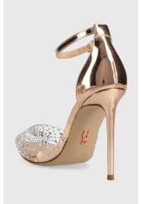 Steve Madden szpilki Ravaged kolor złoty SM11002564. Zapięcie: klamry. Kolor: złoty. Obcas: na szpilce. Wysokość obcasa: średni #3