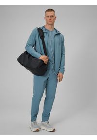 4f - 4F Spodnie treningowe szybkoschnące męskie - granatowe M. Kolor: niebieski. Sport: fitness #1