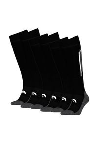Head - Skarpety narciarskie - 6 par - czarne/ciemnoszare. Kolor: czarny. Materiał: poliamid, wełna, akryl, elastan. Sport: narciarstwo #1