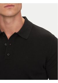 Calvin Klein Polo K10K114476 Czarny Regular Fit. Typ kołnierza: polo. Kolor: czarny. Materiał: bawełna #5