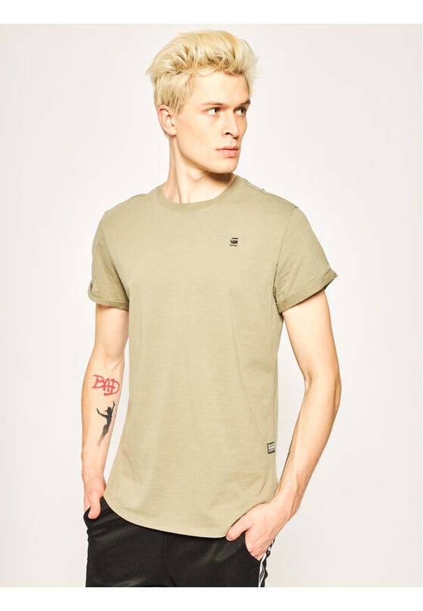 G-Star RAW - G-Star Raw T-Shirt Sustainable D16396-B353-2199 Zielony Relaxed Fit. Kolor: zielony. Materiał: bawełna